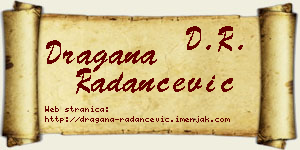 Dragana Radančević vizit kartica
